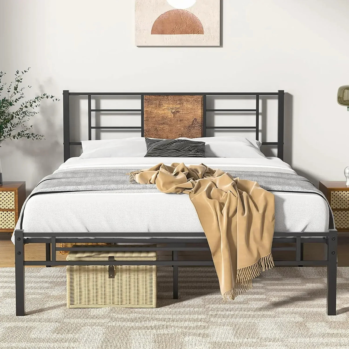 Bed with Headboard - The Decor Authority