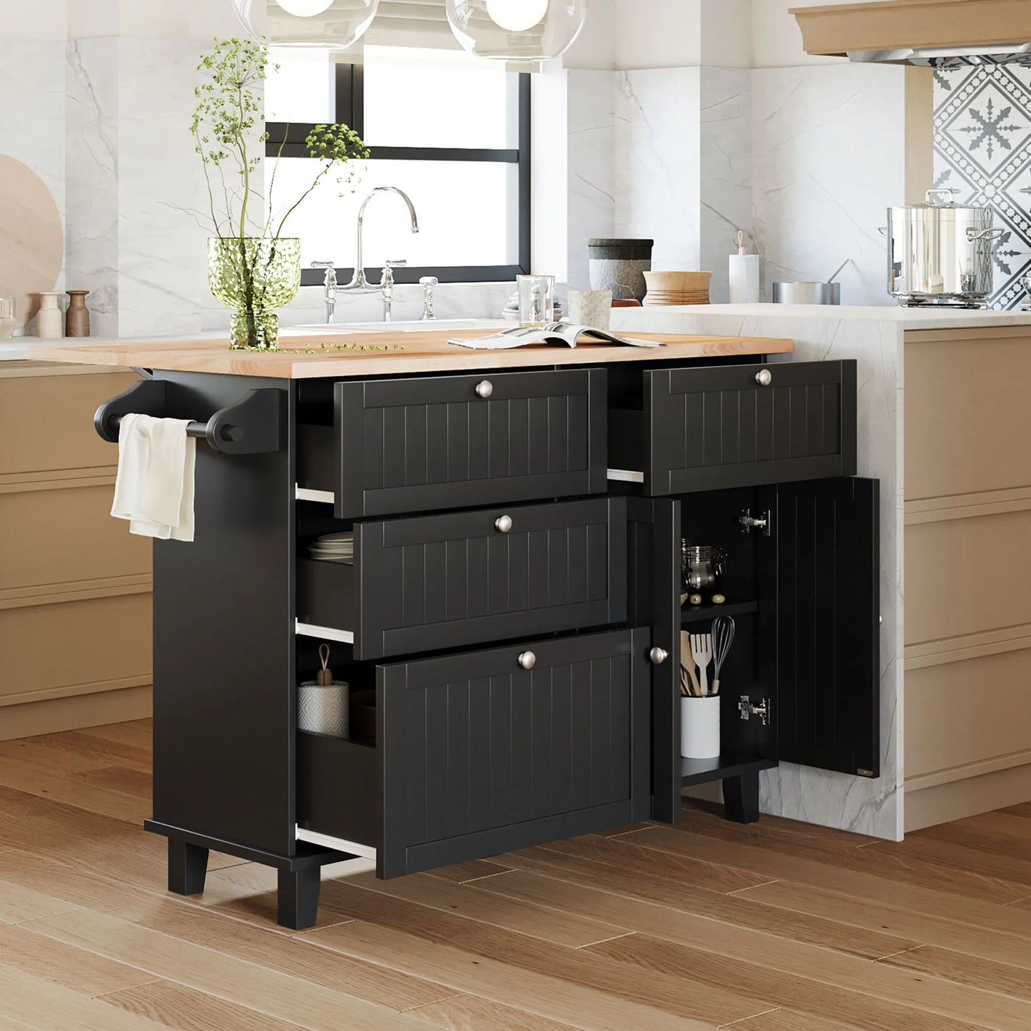 Farmhouse Kitchen Island Set
