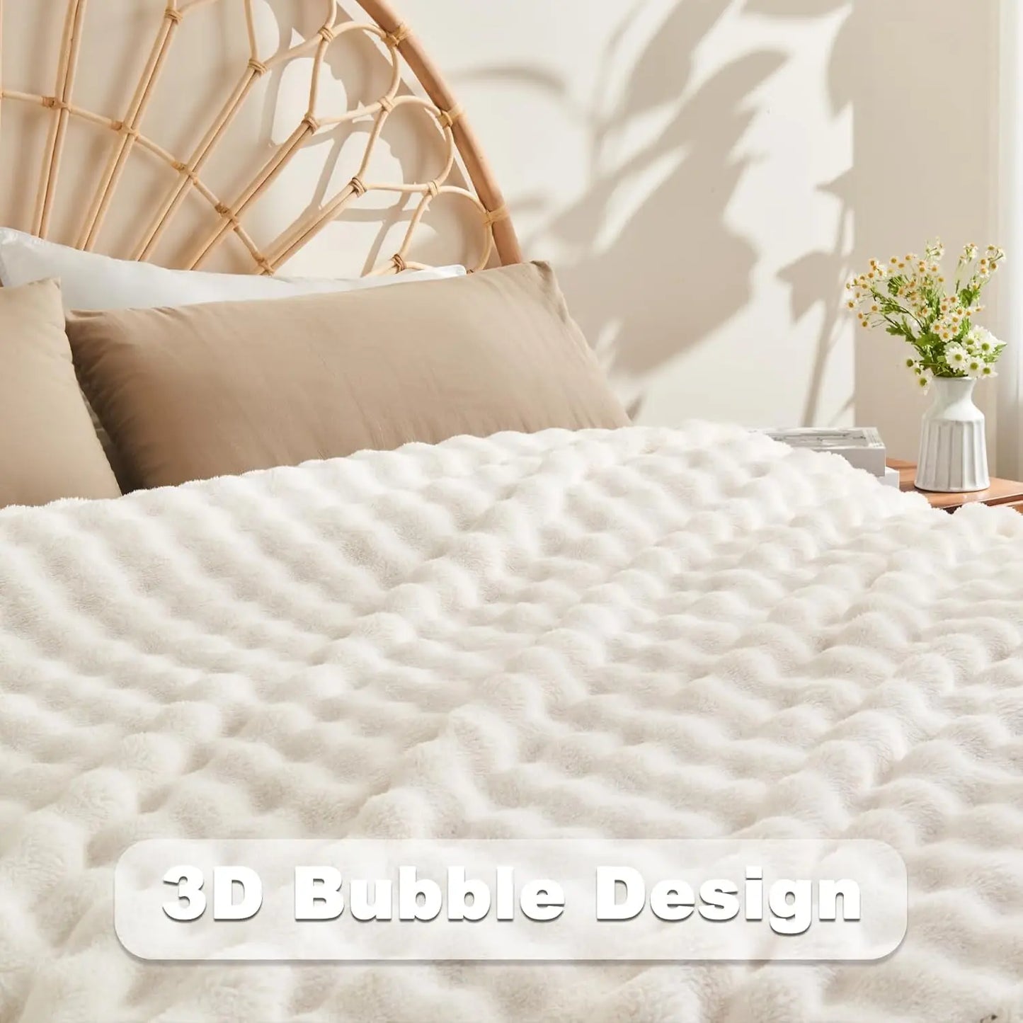 Faux Fur Fluff Blanket