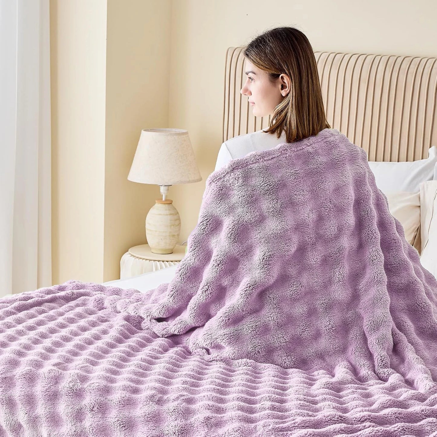 Faux Fur Fluff Blanket