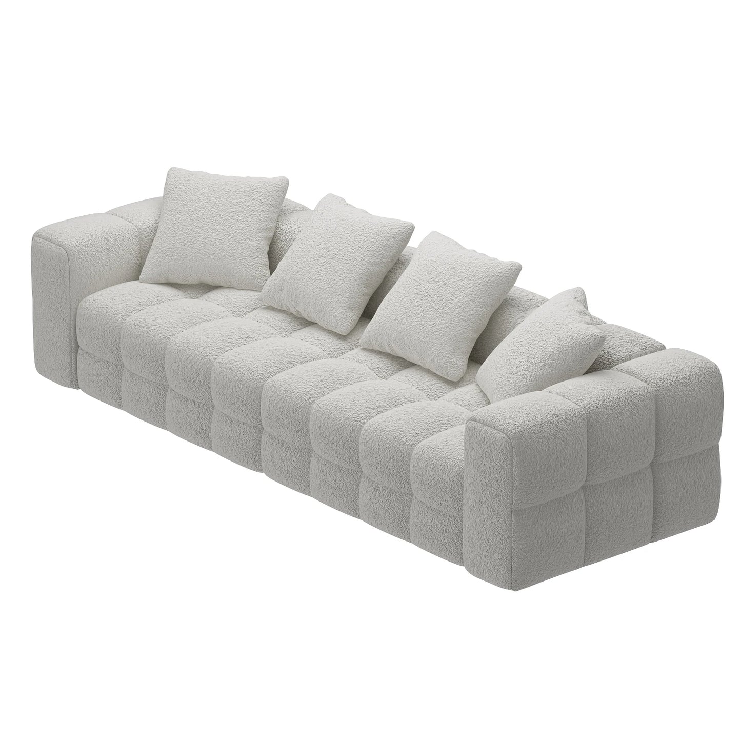 Elegant Minimalist Velvet Sofa
