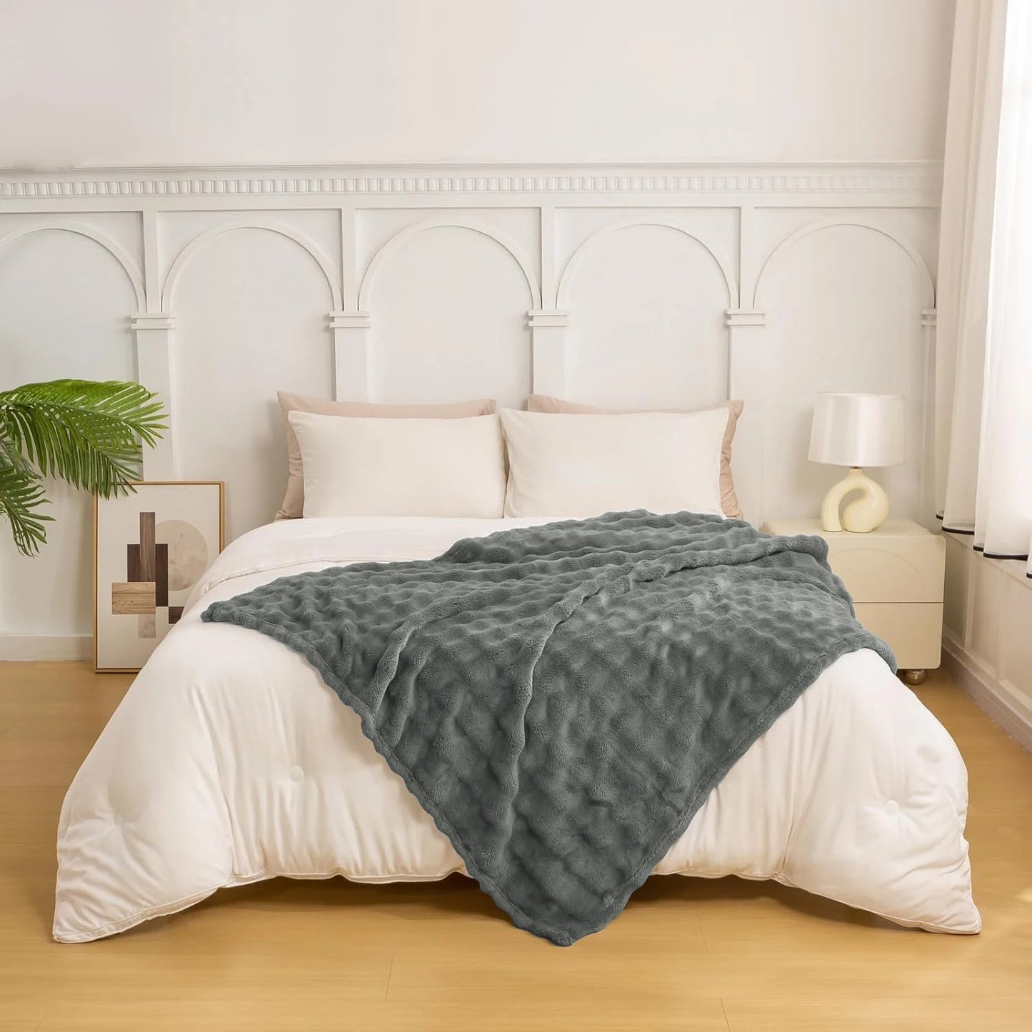 Faux Fur Fluff Blanket