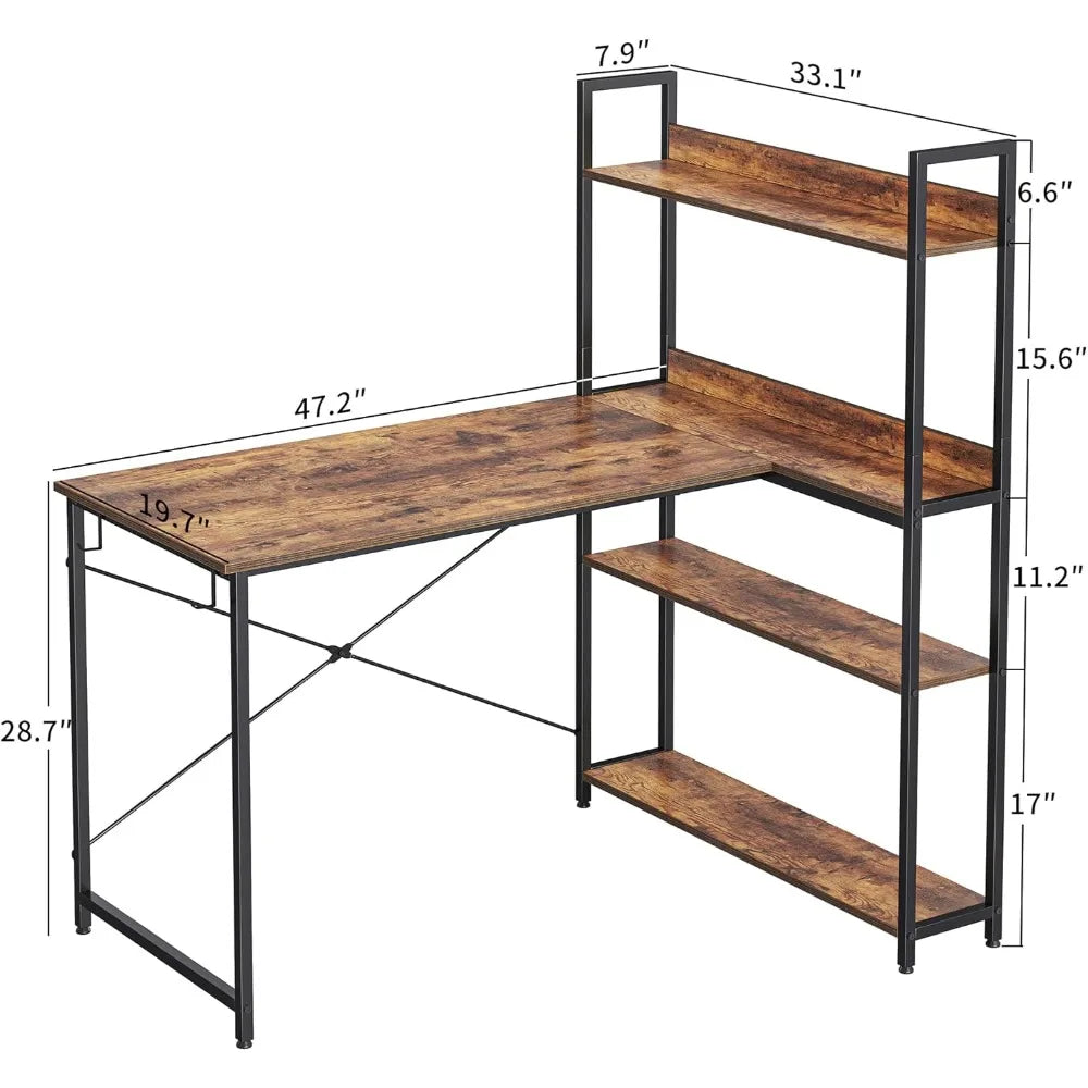 Computer corner desk
