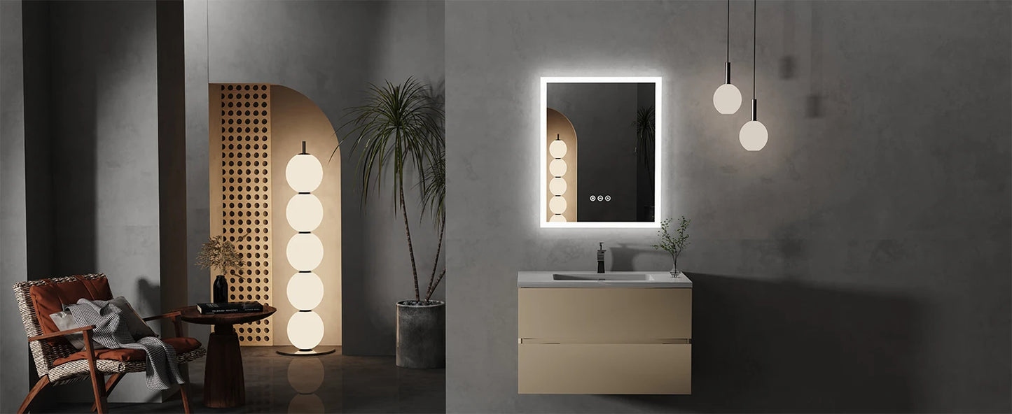 Lighted Bathroom Vanity Mirror
