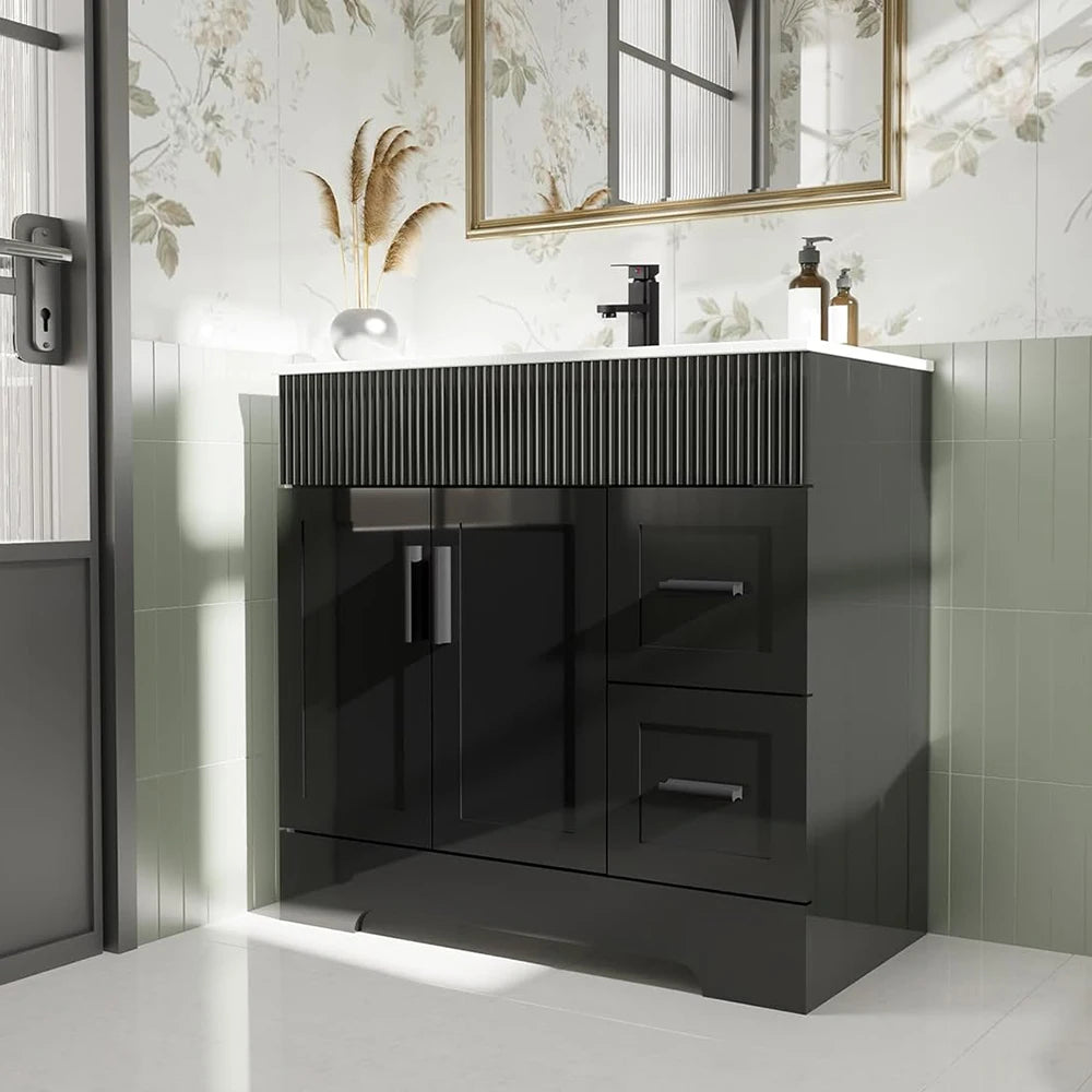 36" Modern Farmhouse Bathroom Vanitiy