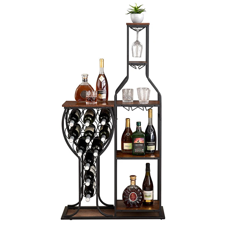 5 Tier Wine Bakers Rack - The Decor Authority