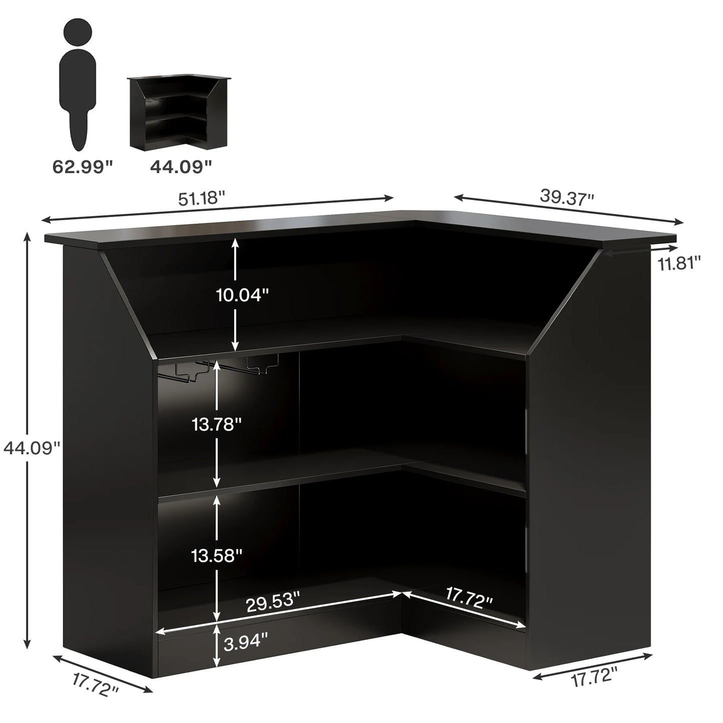 Corner Bar Cabinet