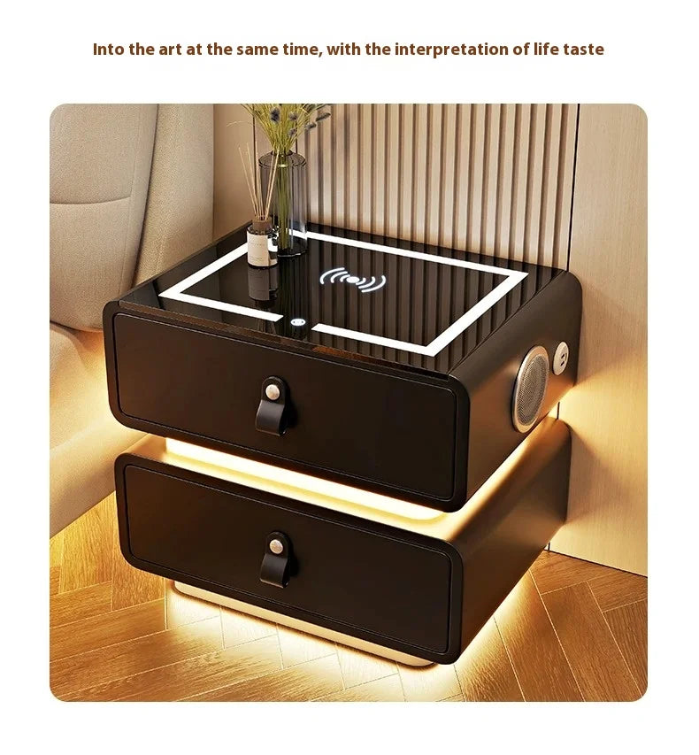 Bedside Table with Intelligent Sensor Light