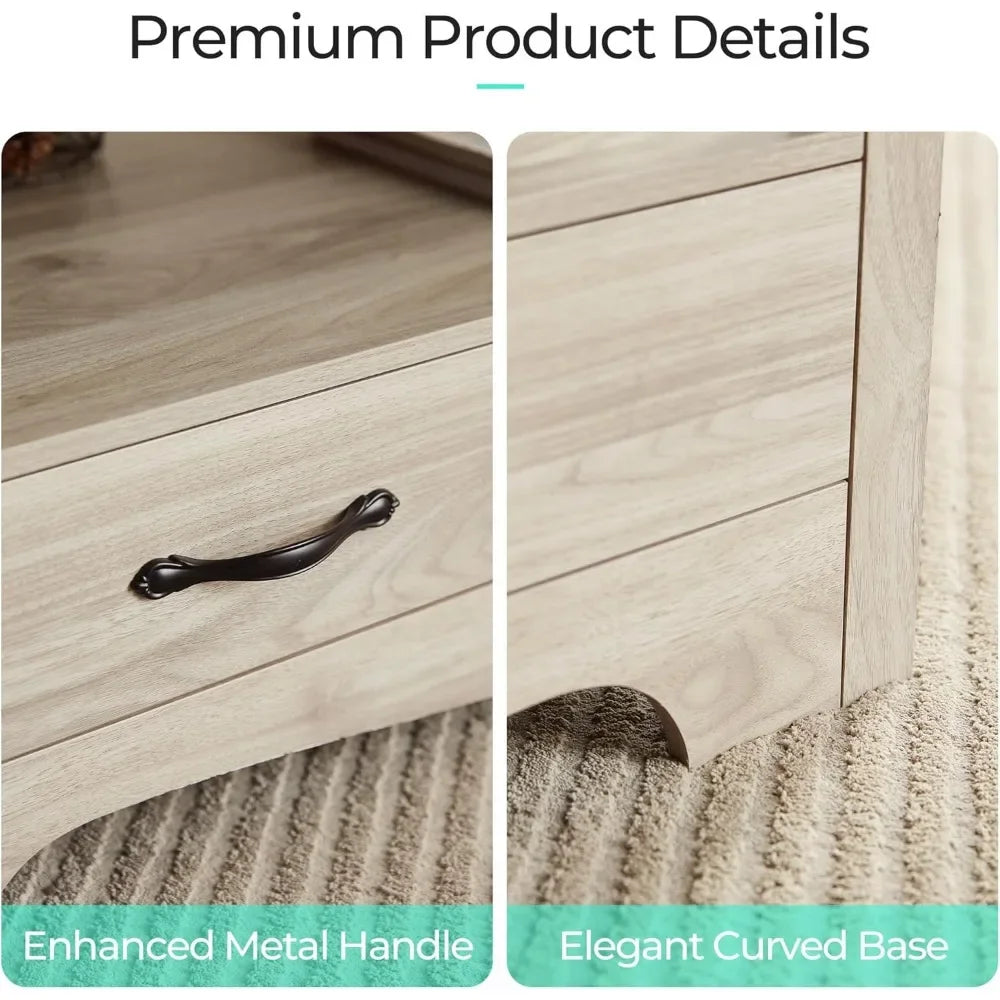 Farmhouse Coffee Table with Storage