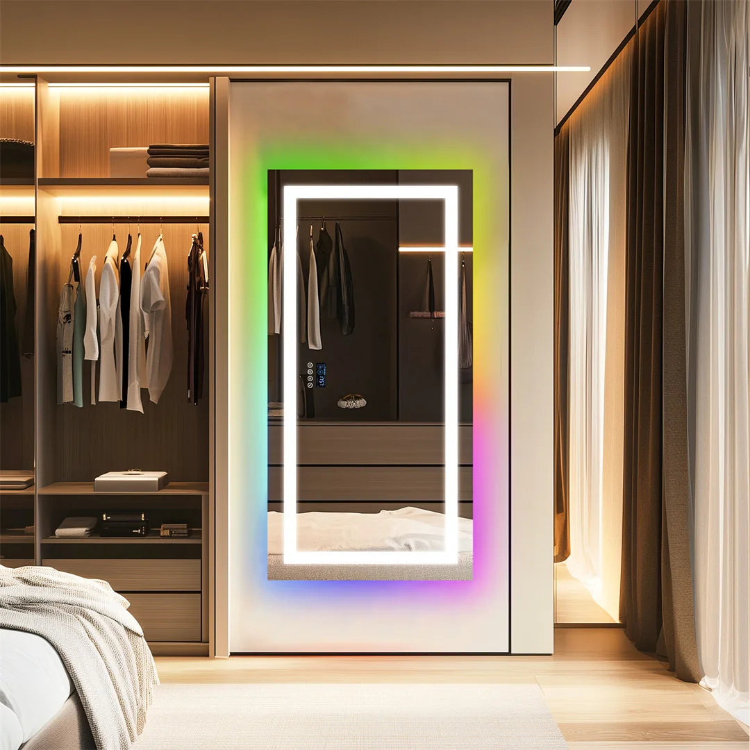 Large LED Backlight Bedroom/Bathroom Mirror