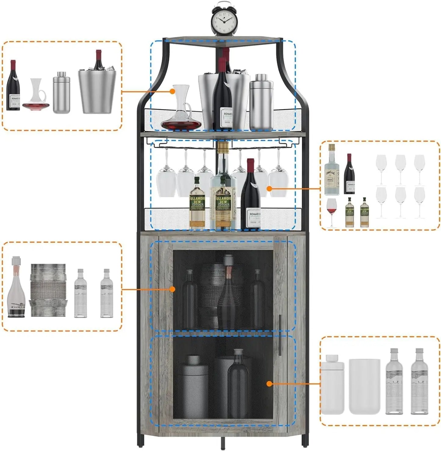 Corner Wine Home Bar