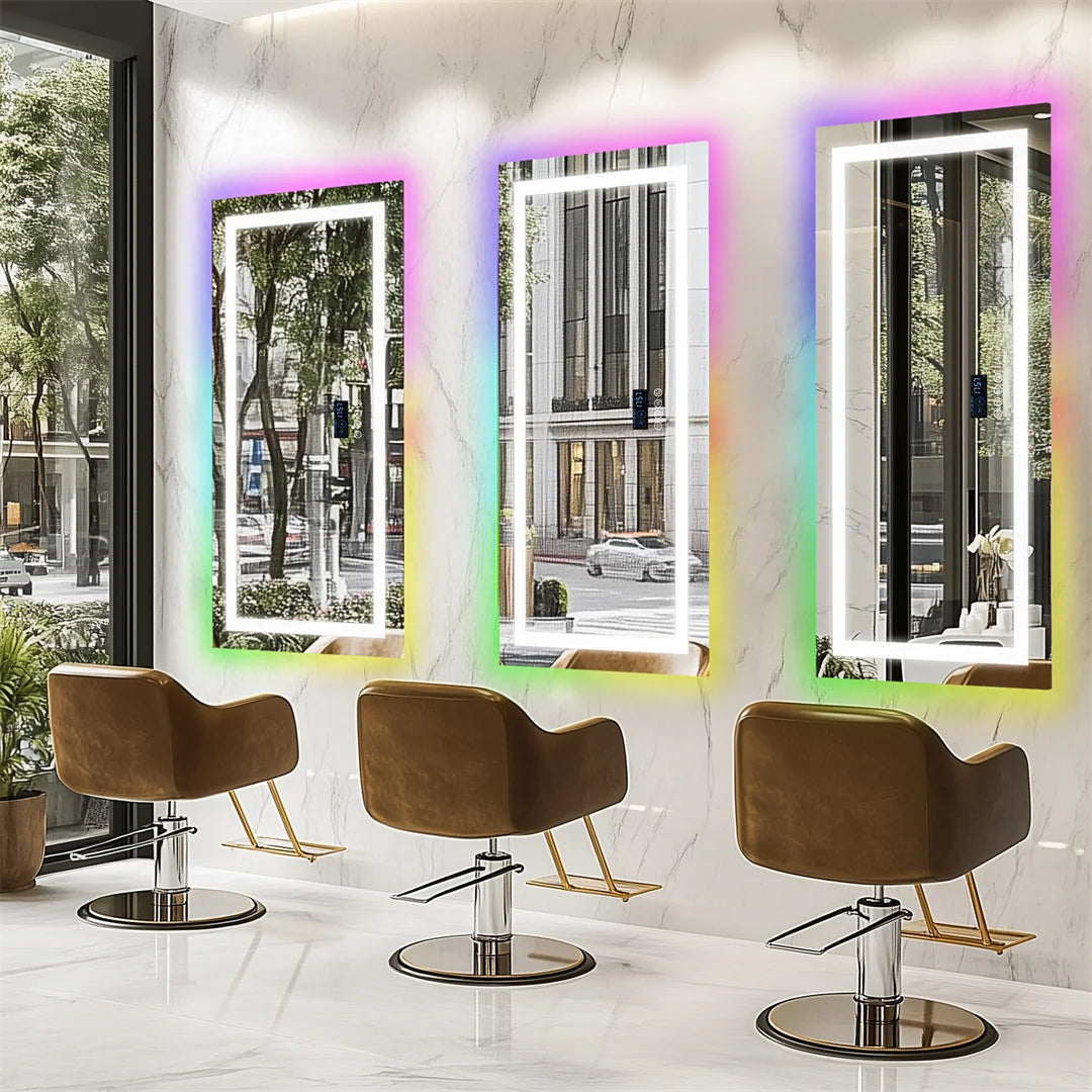 Large LED Backlight Bedroom/Bathroom Mirror
