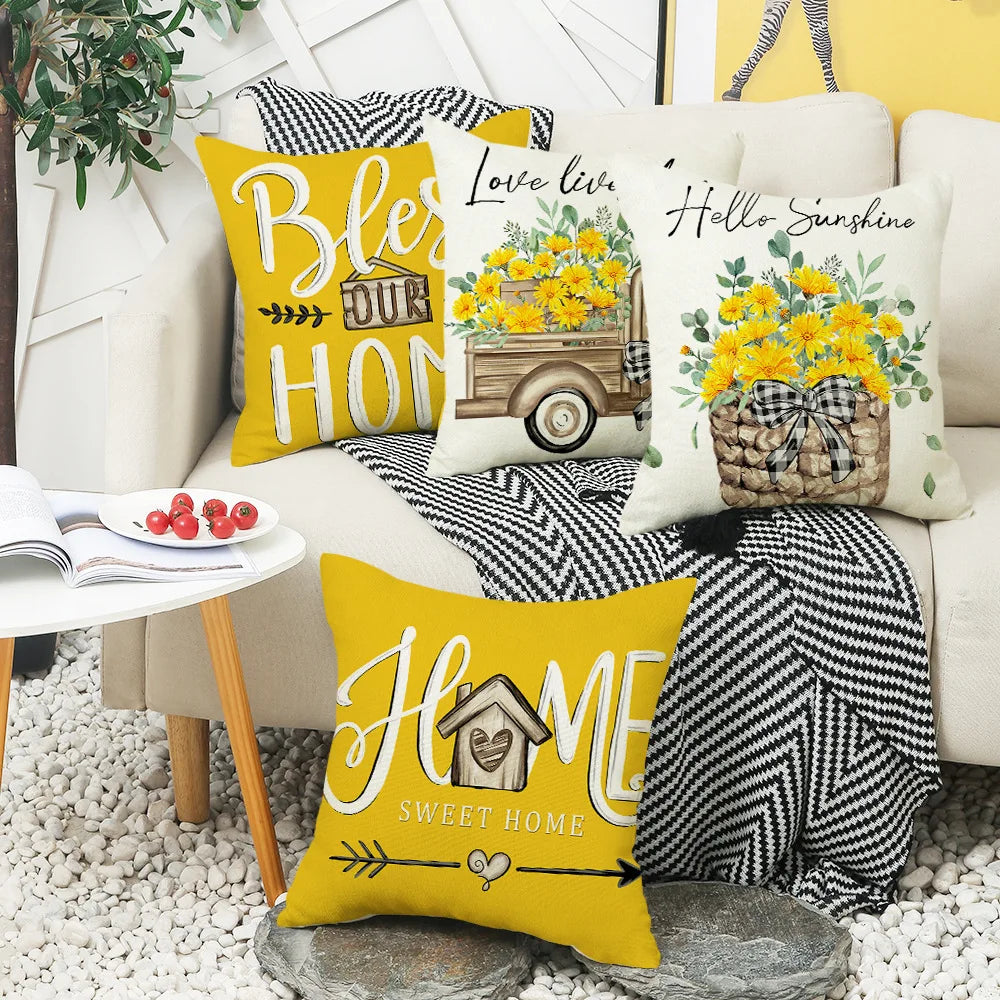 4pcs/set Accent Pillow Cases - The Decor Authority