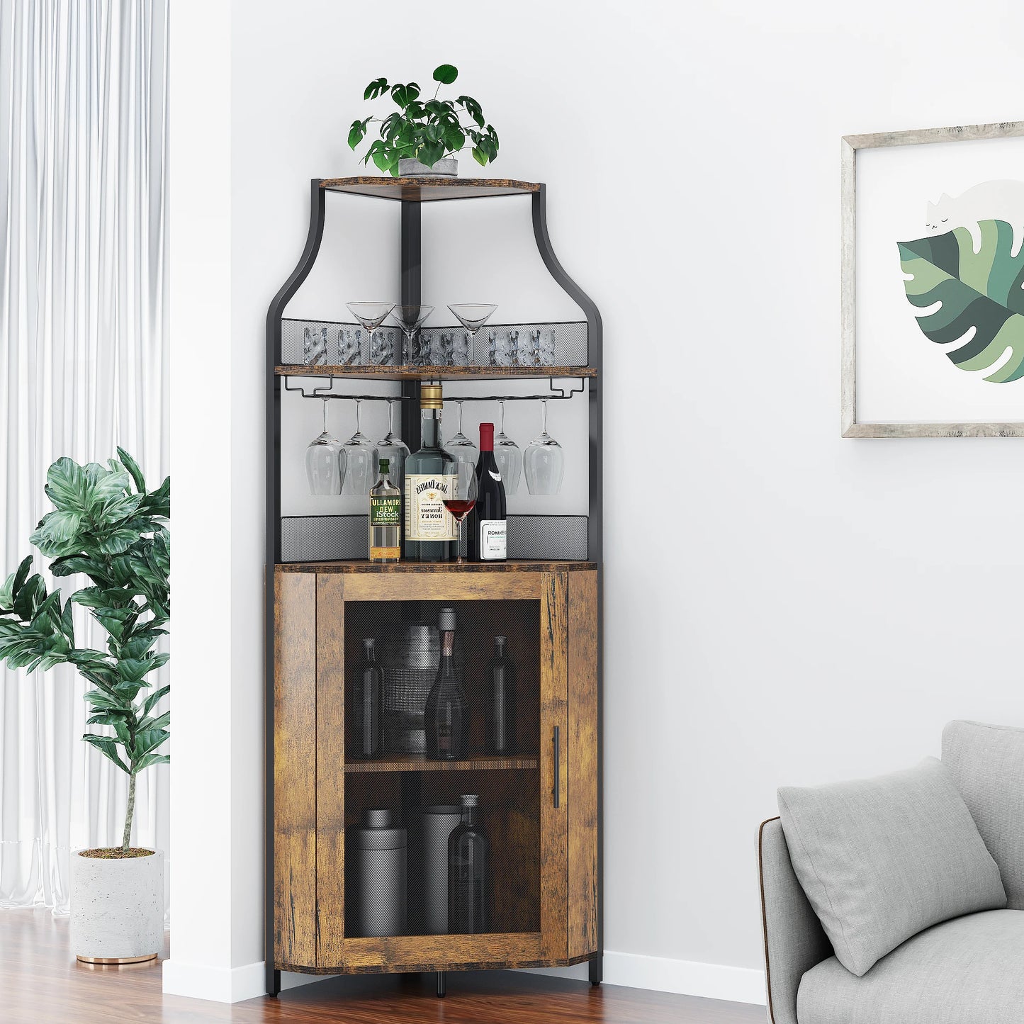 Corner Wine Home Bar