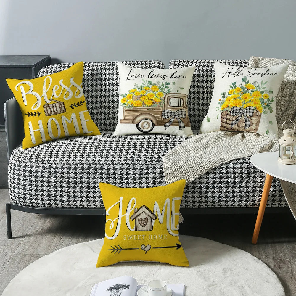 4pcs/set Accent Pillow Cases - The Decor Authority