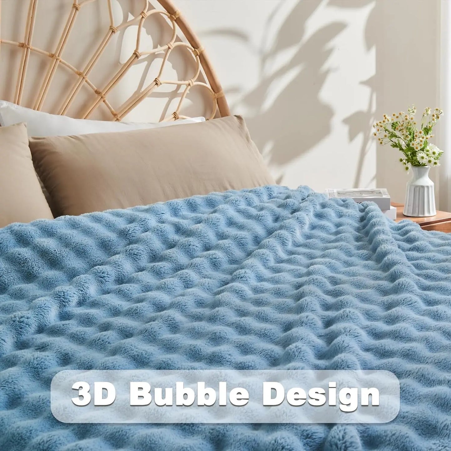 Faux Fur Fluff Blanket