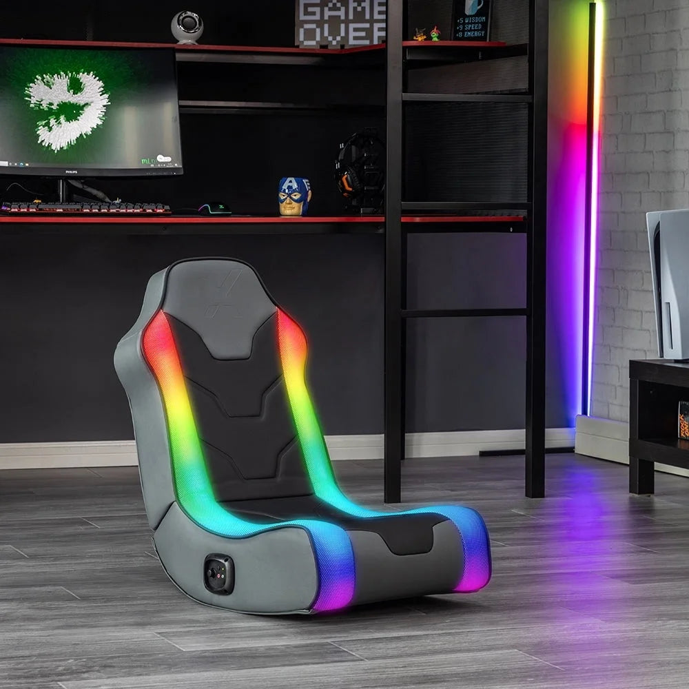 LED Gaming Floor Rocker Chair