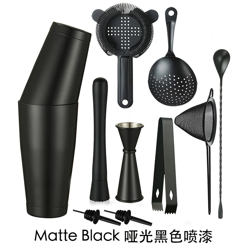 Cocktail Shaker Bar Set - Premium Cocktail Shaker Set for Perfect Mixes - The Decor Authority