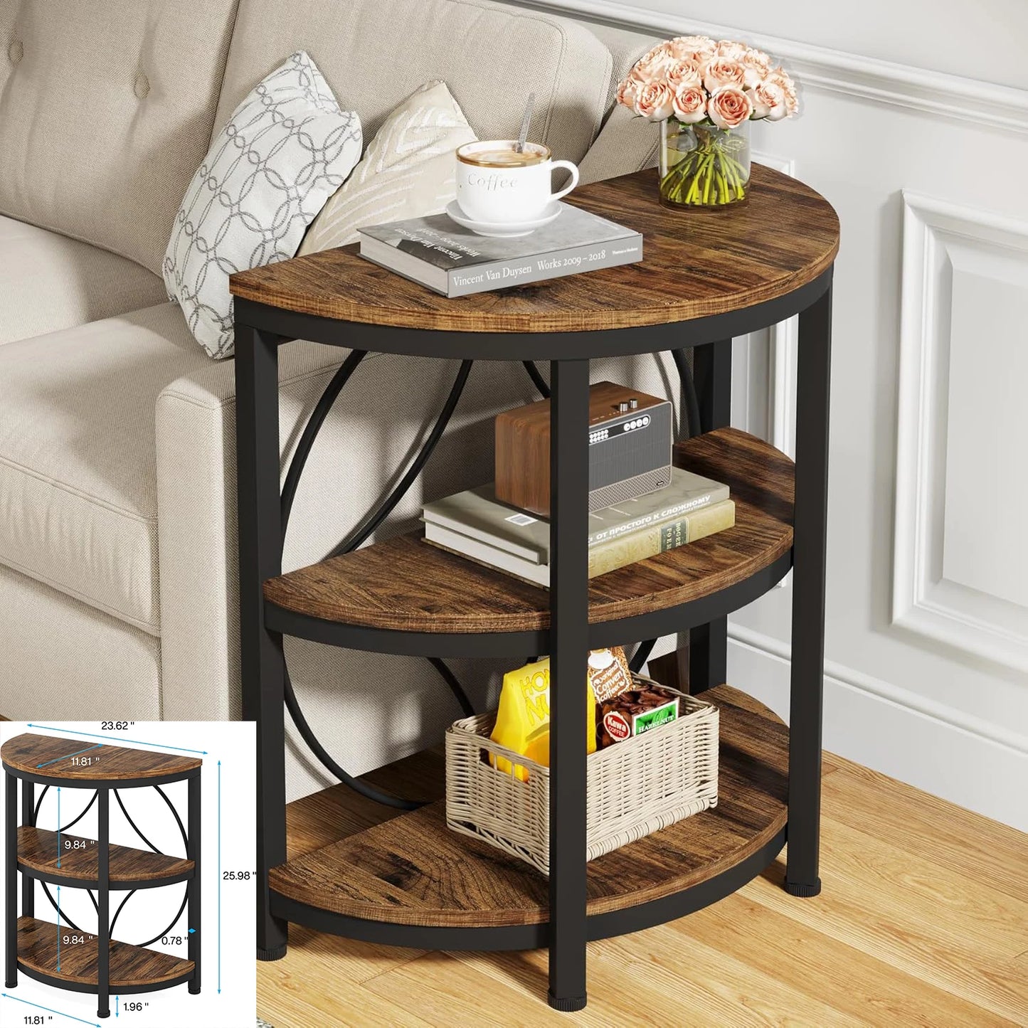 Small Round End Table