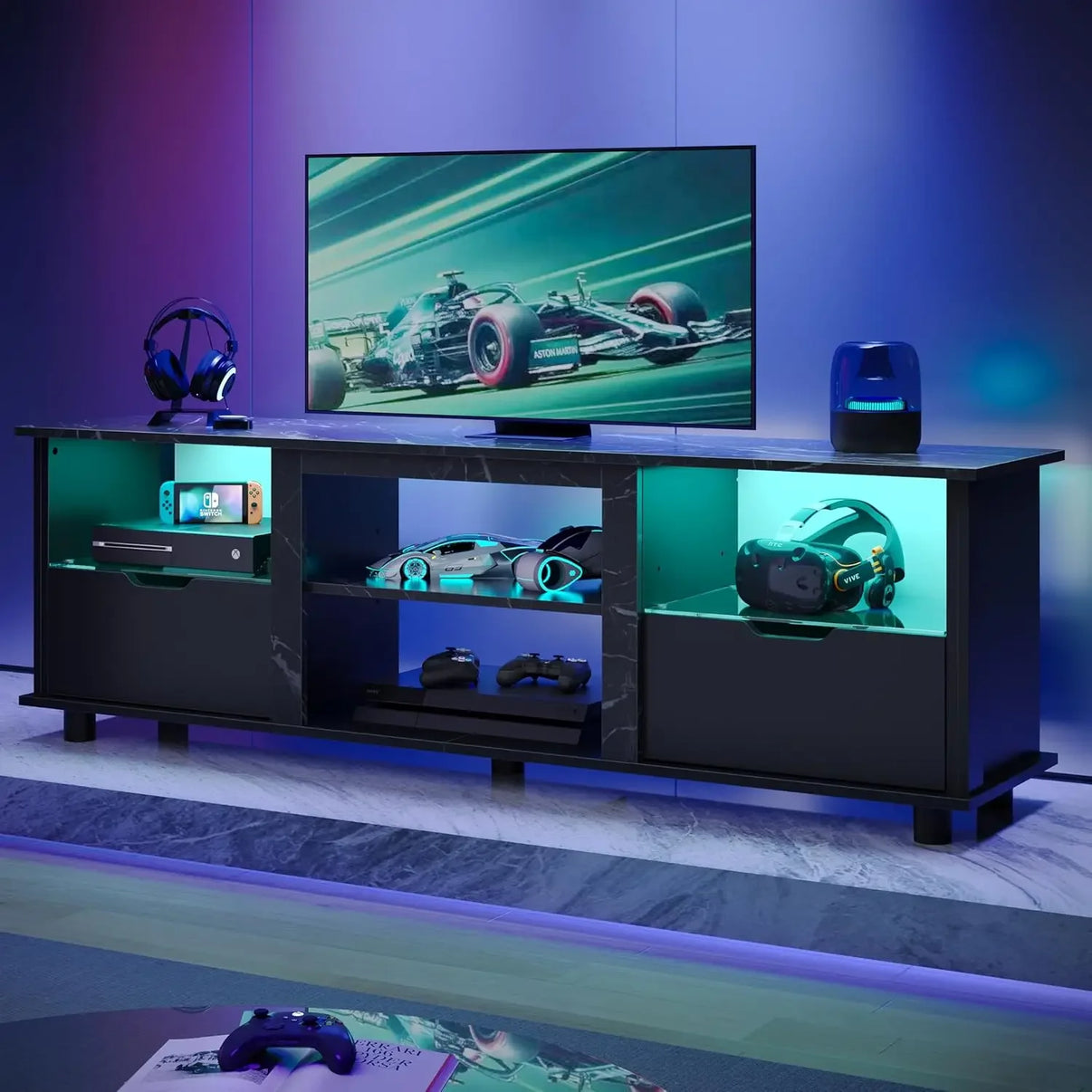 Gaming Entertainment Center - The Decor Authority