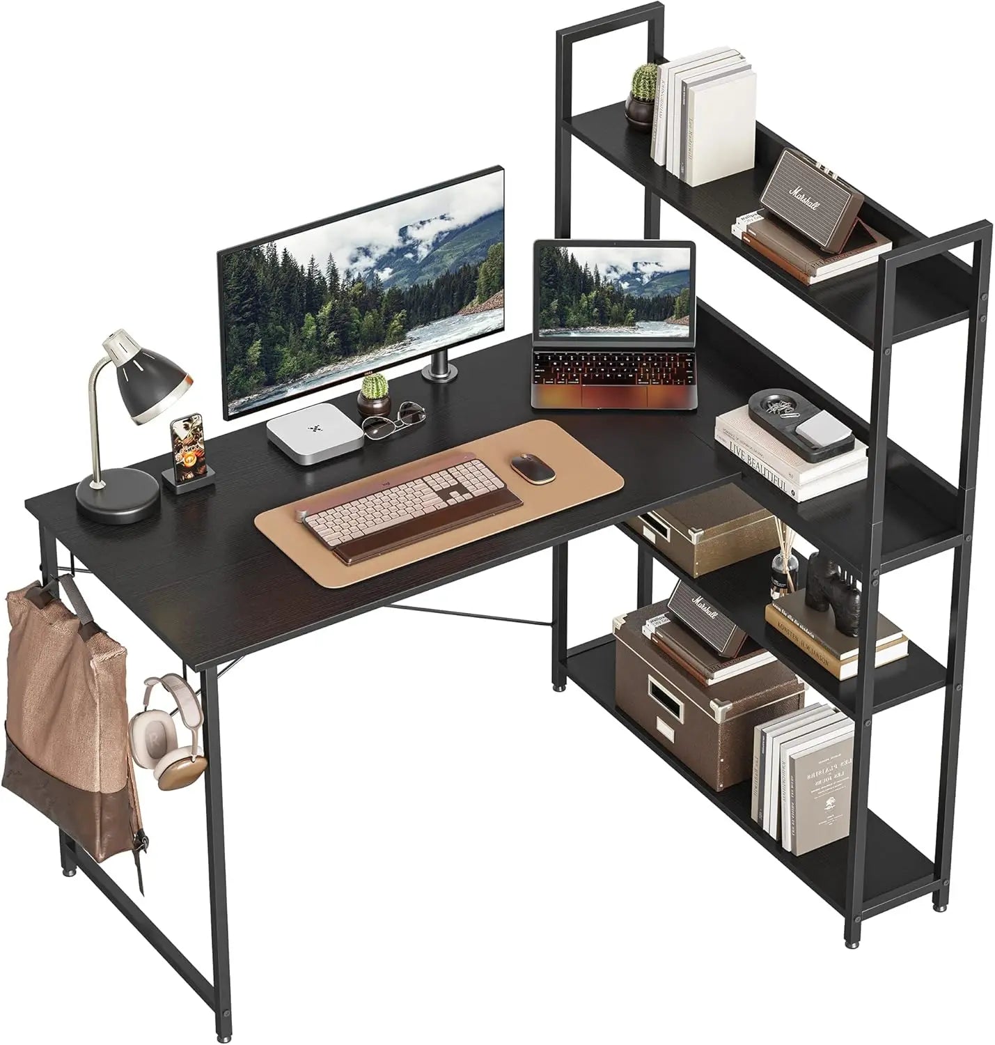 Computer corner desk