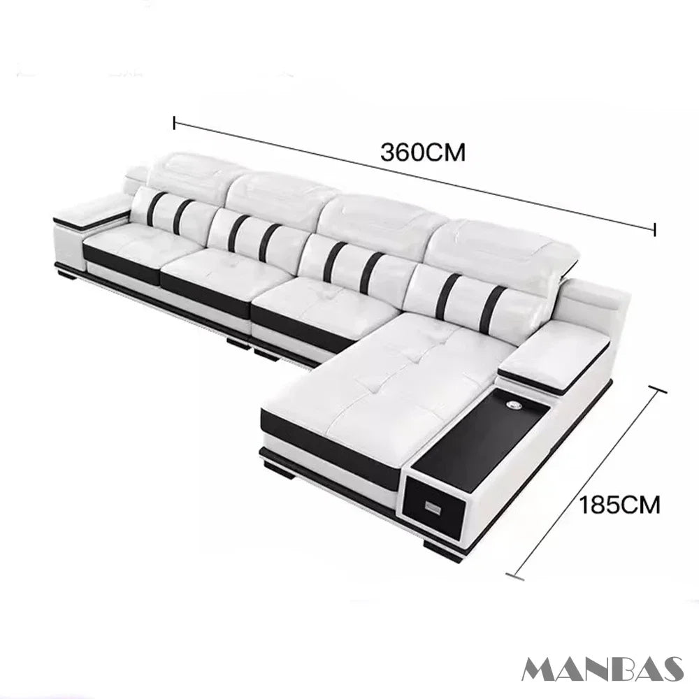 Luxurious Smart Leather Sofa