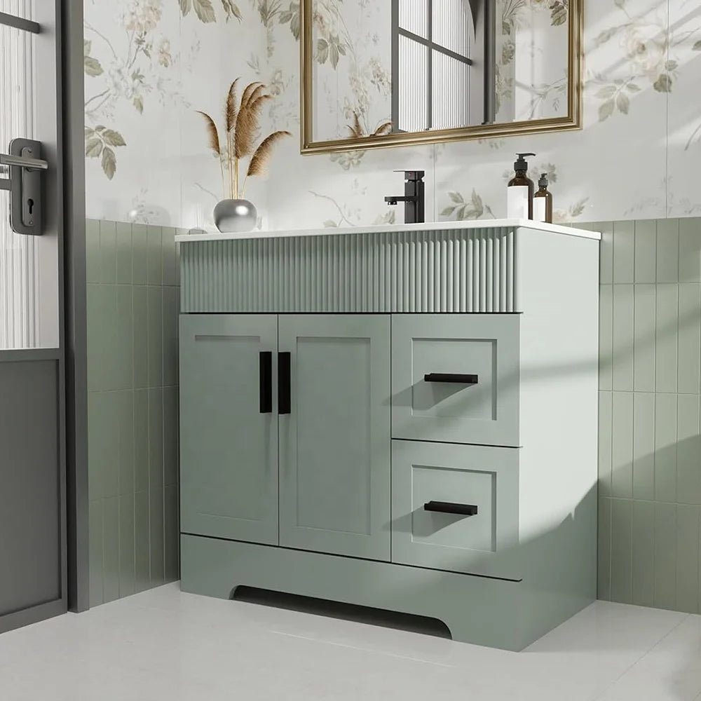 36" Modern Farmhouse Bathroom Vanitiy