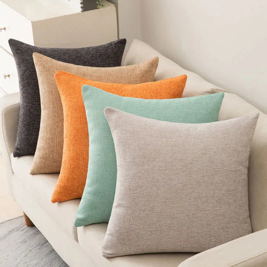 Solid color pillow cover case