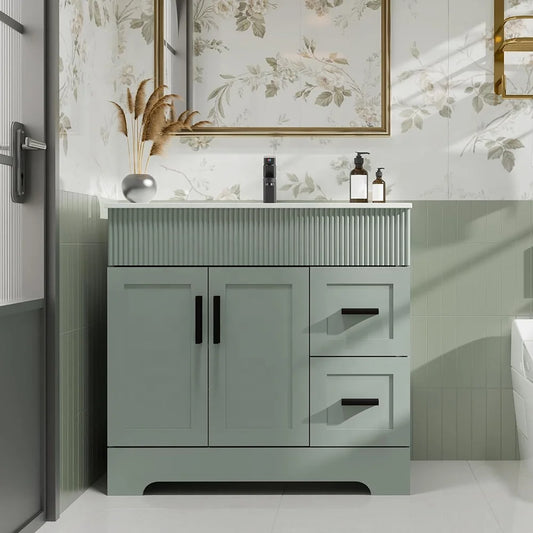 36" Modern Farmhouse Bathroom Vanitiy