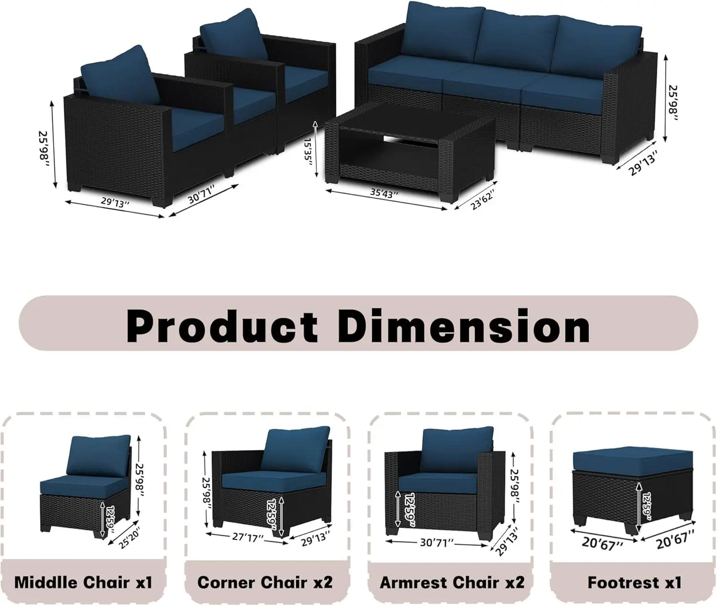 Patio Furniture Set
