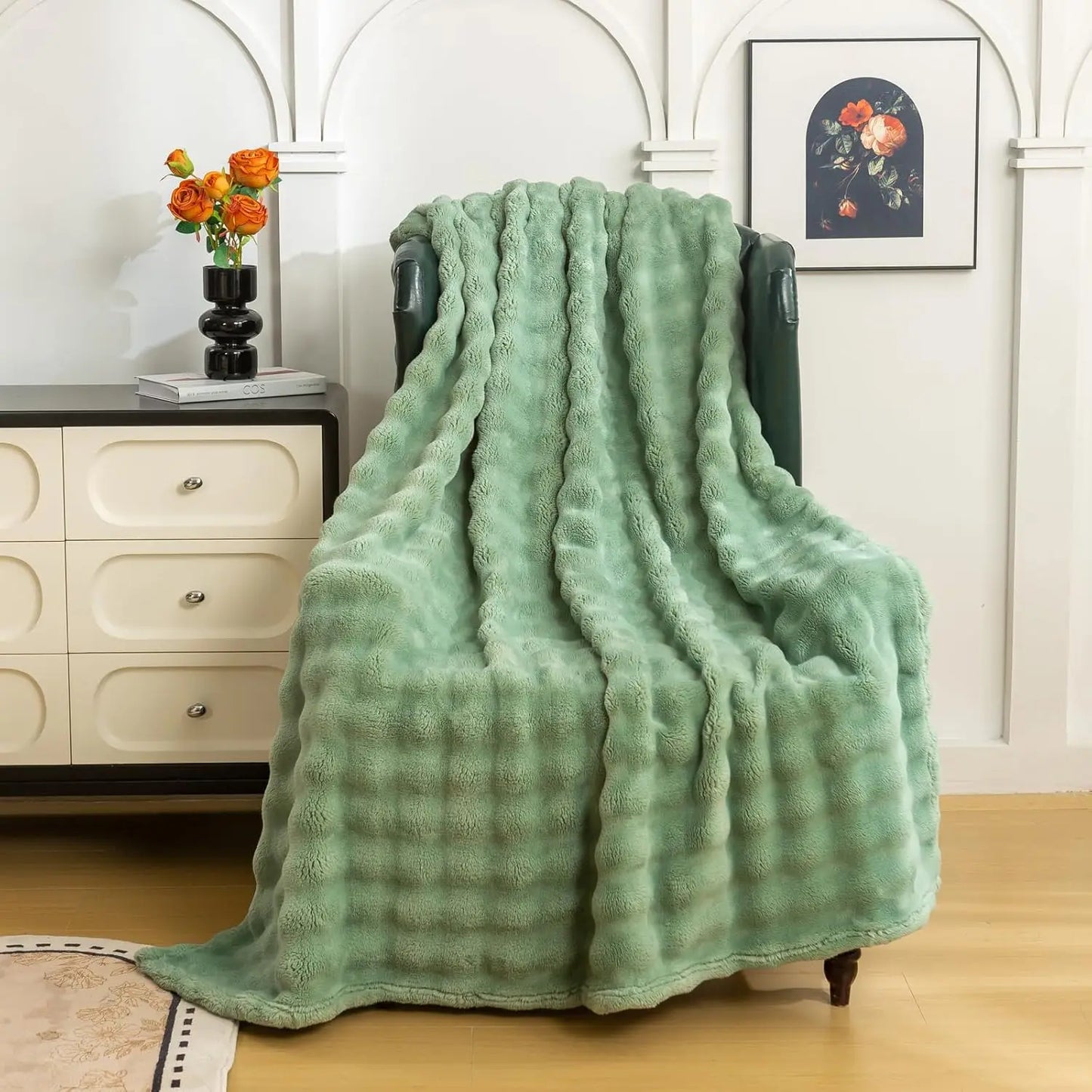 Faux Fur Fluff Blanket