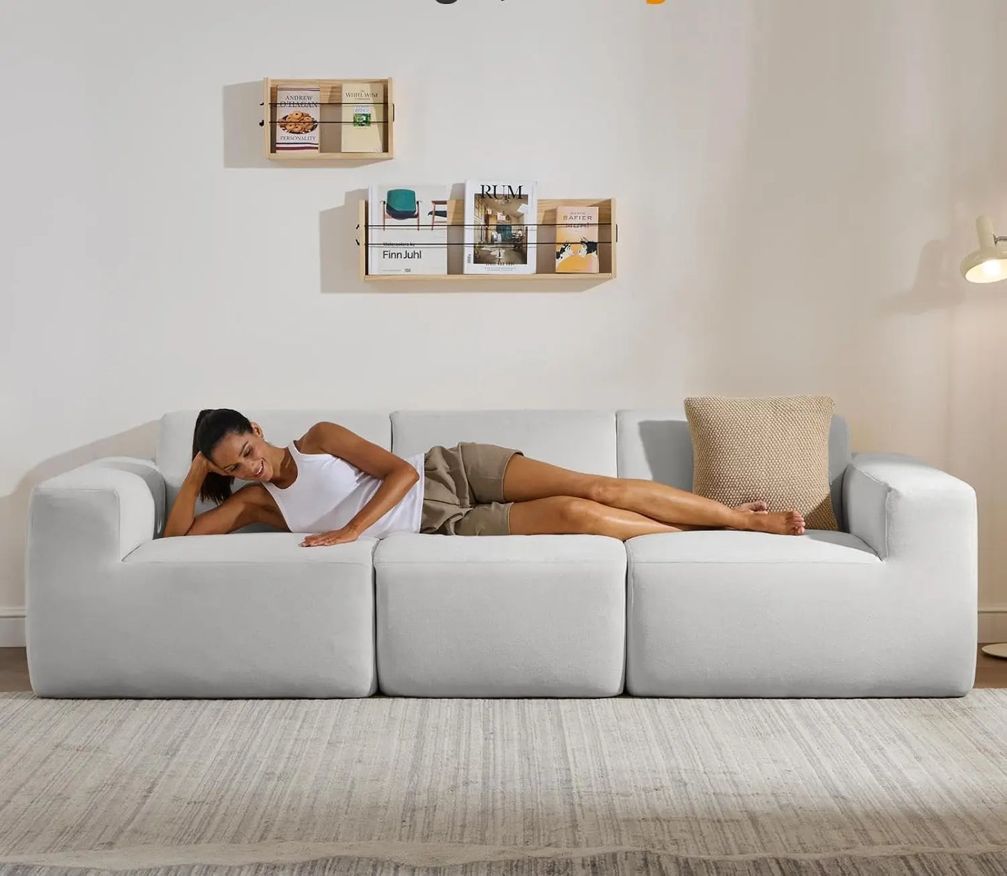Modular Sectional Grey Sofa