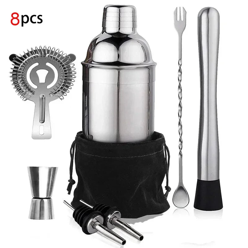 Stainless Steel Cocktail Shaker Set