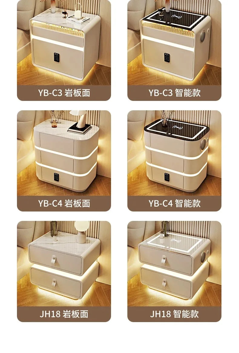 Bedside Table with Intelligent Sensor Light