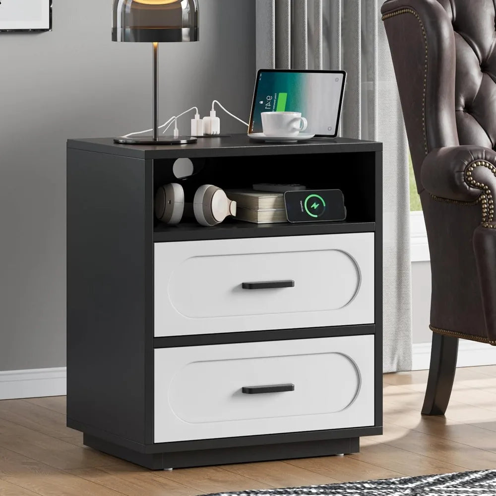 Mid-Century Modern Nightstand - Stylish Storage Solution for Your Bedroom - The Decor Authority