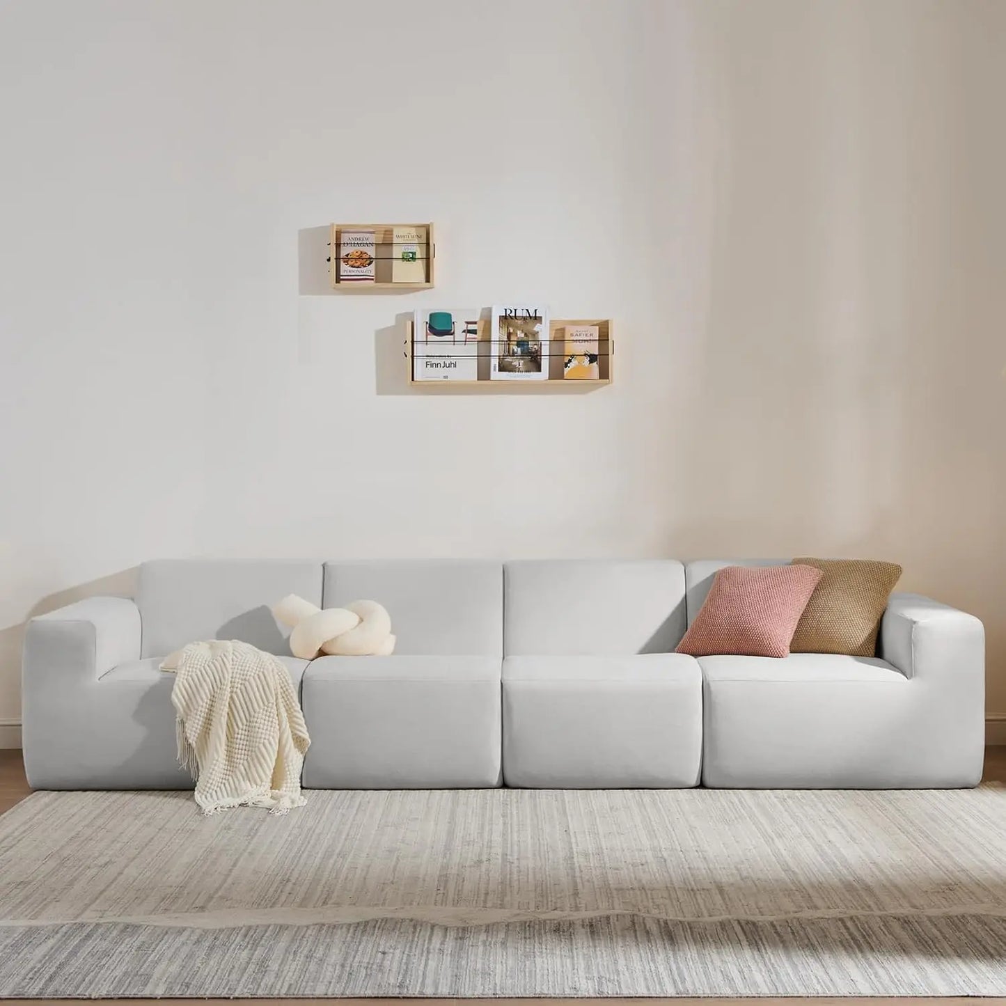 Modular Sectional Grey Sofa