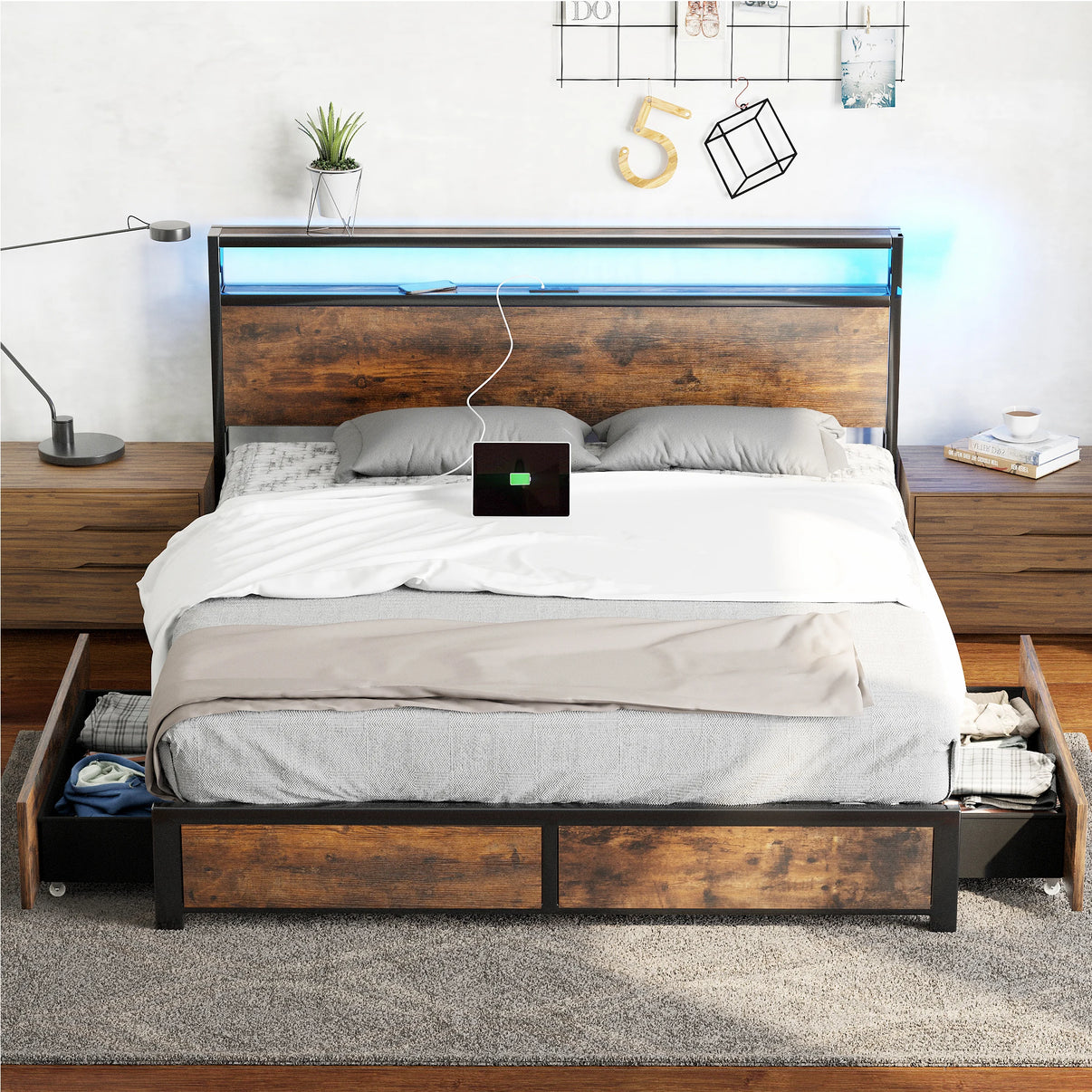 Queen Full Size Bed for Ultimate Comfort and Stylish Sleep Solutions - The Decor Authority