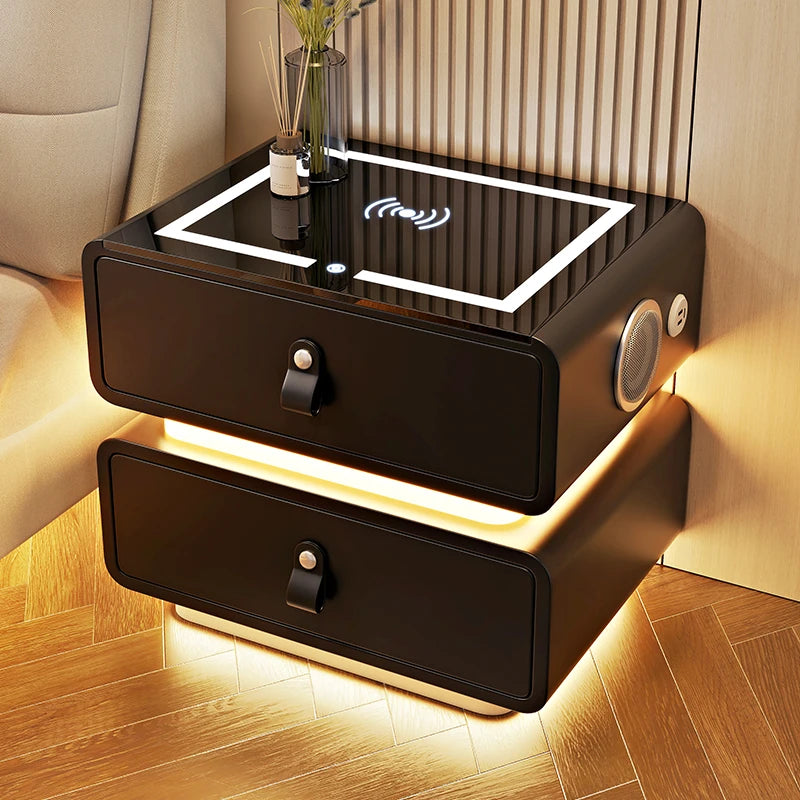 Bedside Table with Intelligent Sensor Light