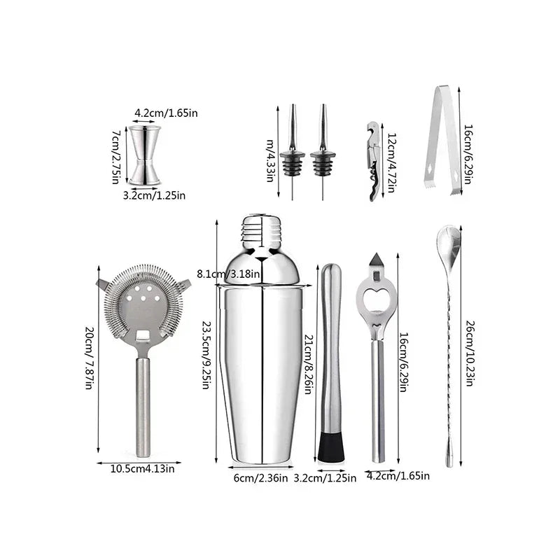 Stainless Steel Cocktail Shaker Set