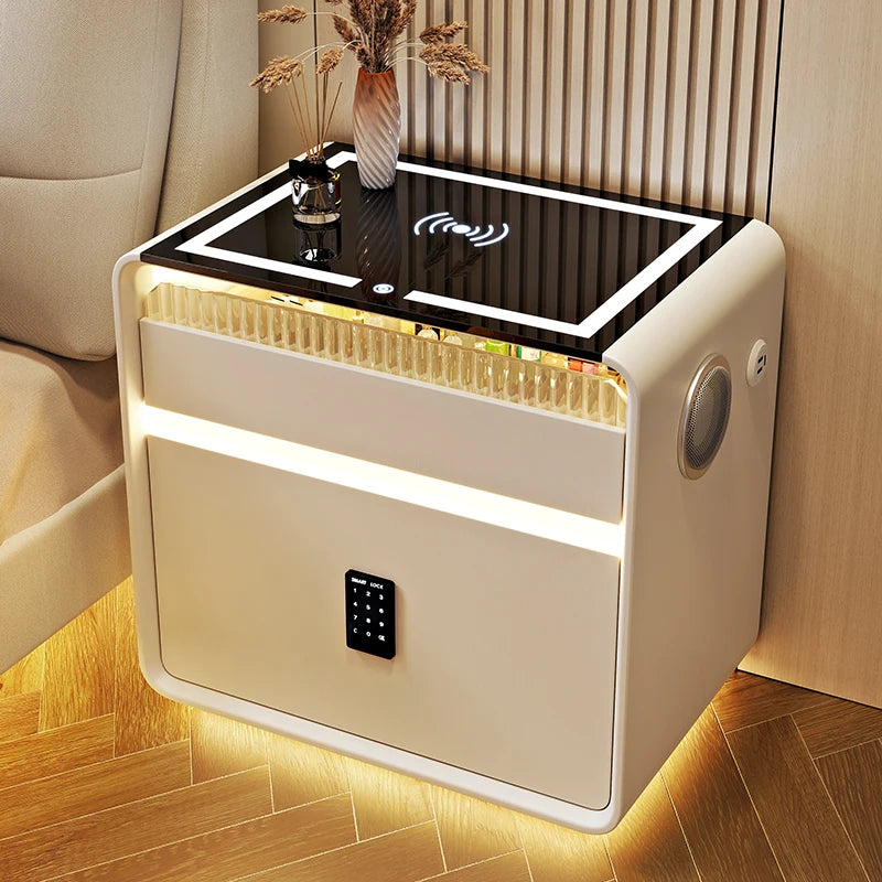 Bedside Table with Intelligent Sensor Light