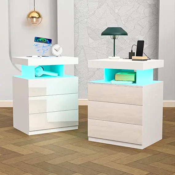 Nightstand Set for Stylish and Functional Bedroom Organization - The Decor Authority