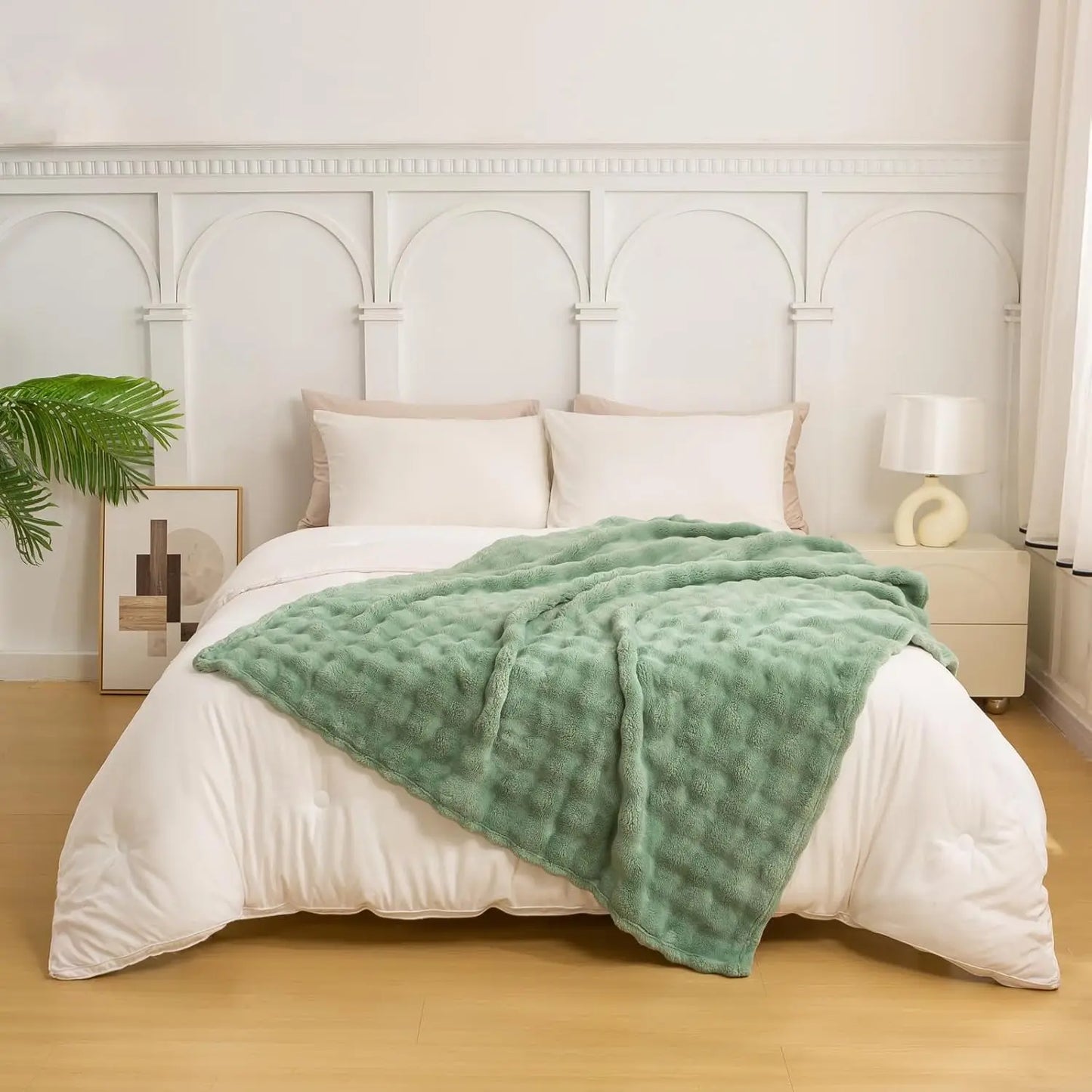 Faux Fur Fluff Blanket
