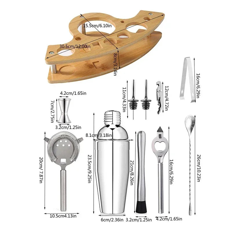 Stainless Steel Cocktail Shaker Set
