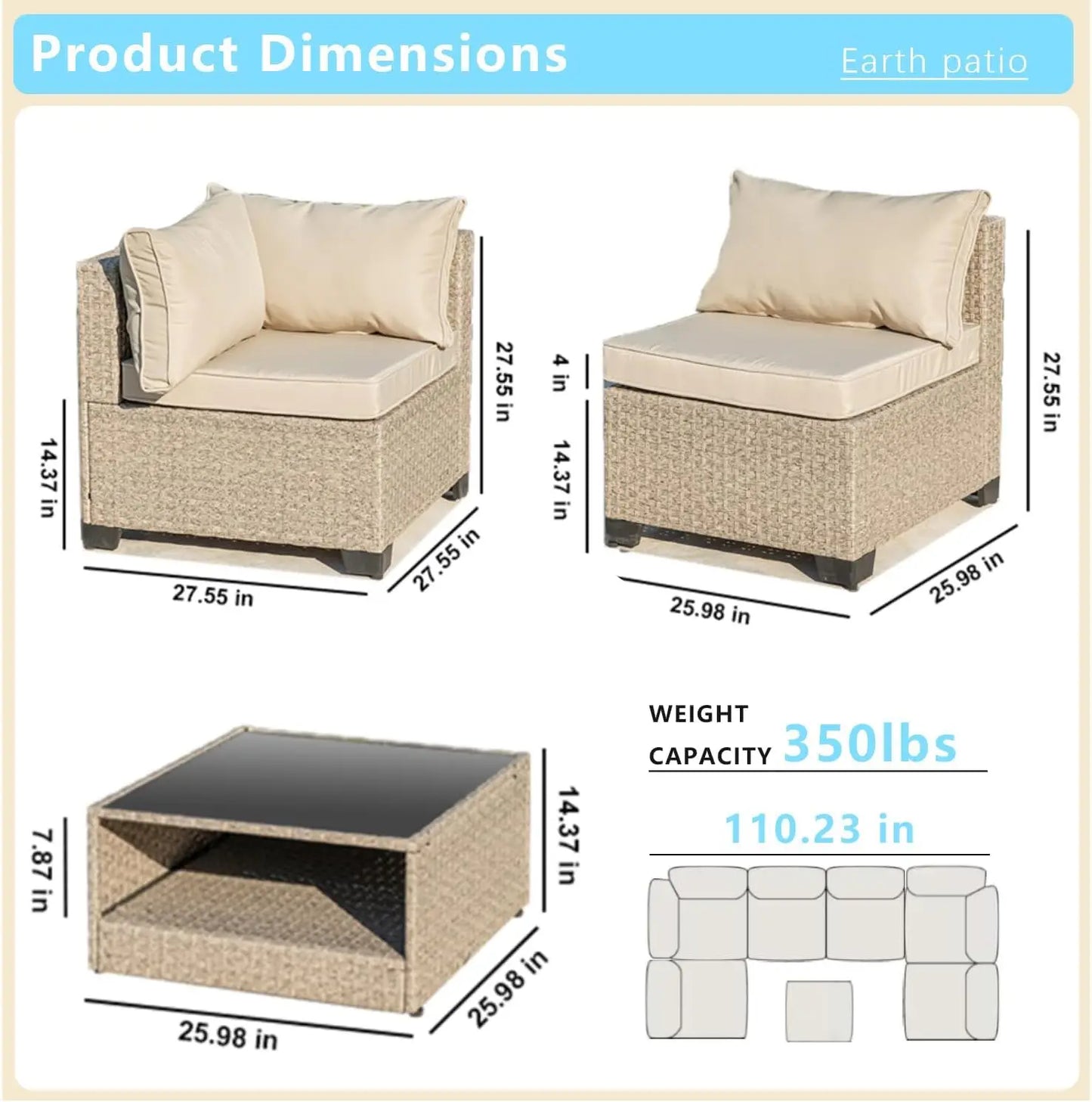 Patio Furniture Set
