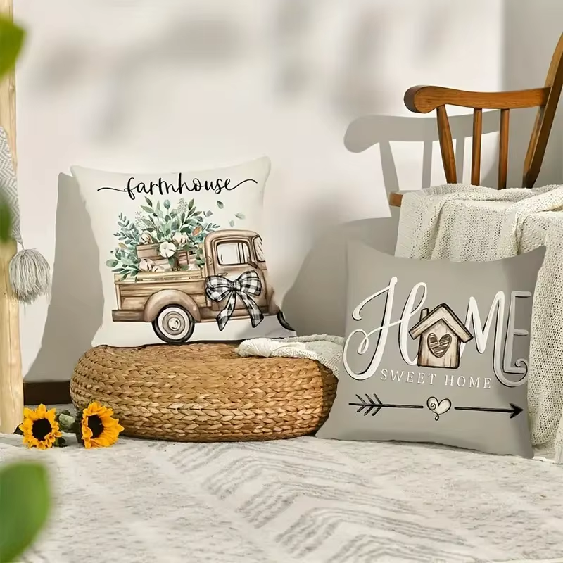 4pcs/set Accent Pillow Cases - The Decor Authority