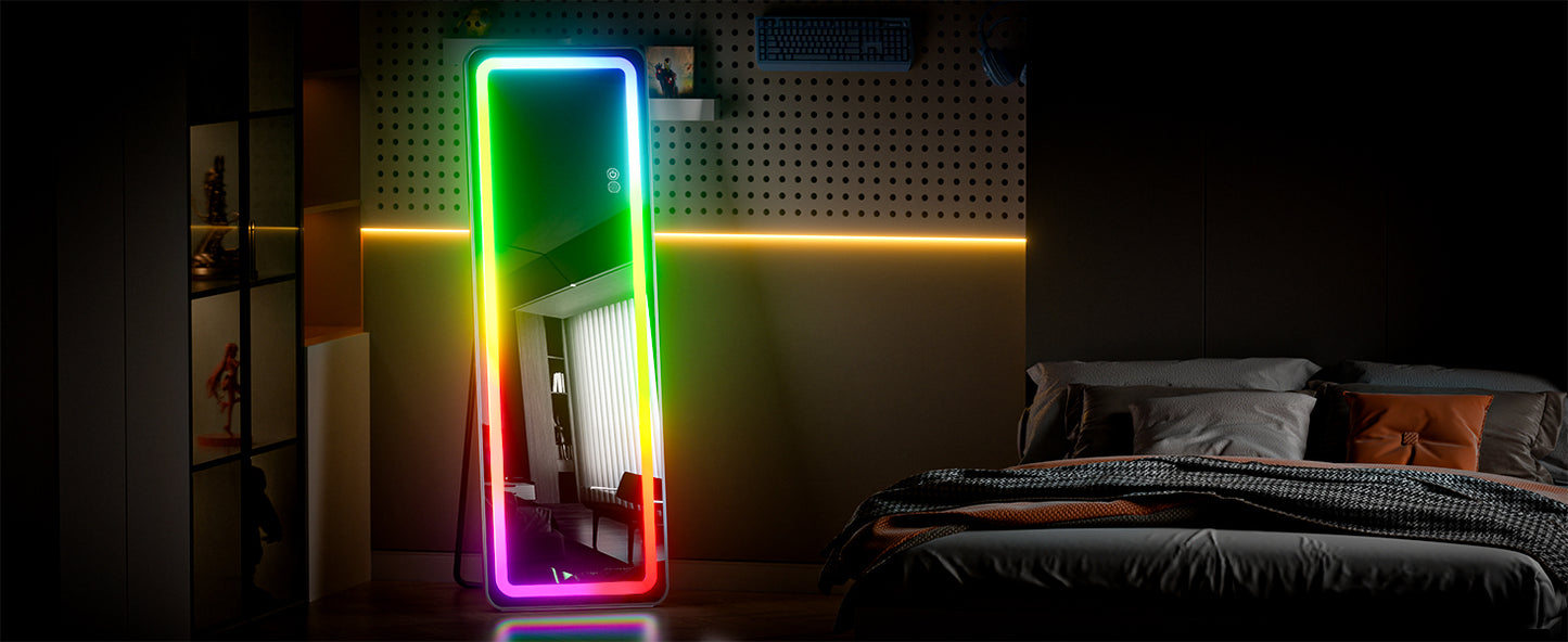 Full Body Mirror with LED Lights