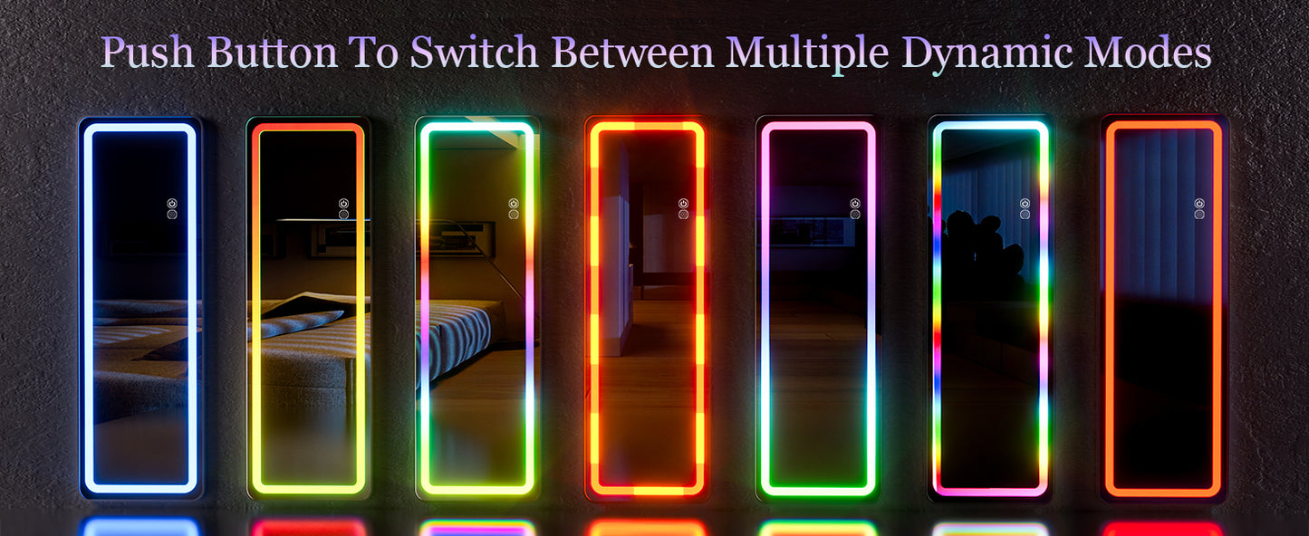 Full Body Mirror with LED Lights